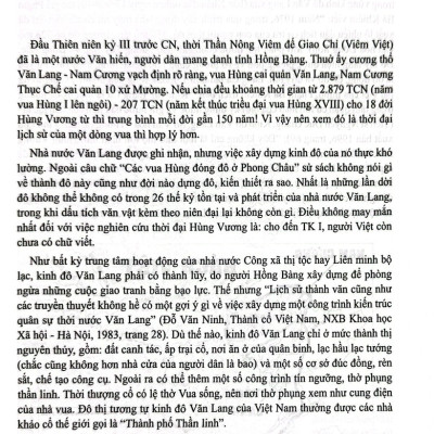 Lịch Sử Đô Thị Việt Nam Từ Nhà Nước Văn Lang Đến Nay ( XD)