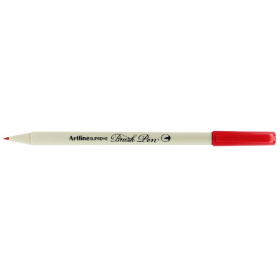 Bút Lông Đầu Cọ Artline Supreme Brush Pen EPFS-F - Màu Đỏ