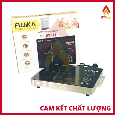 Bếp hồng ngoại đơn, mặt kính Ceramic cảm ứng công suất 2000W Fujika FJ-SV-211 - Hàng chính hãng