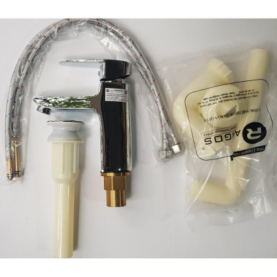 Bộ vòi chậu lavabo cao cấp Rangos RG-09V1