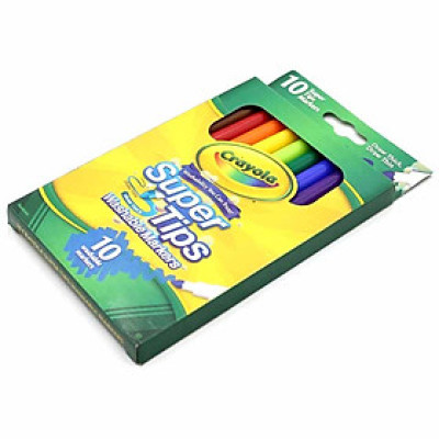 Bút Lông 10 Màu Crayola Supertips 588610
