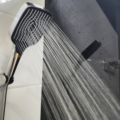 Bộ tay dây sen 3 chức năng chảy, nhựa ABS mạ Chrome Eurolife EL-125SH-T