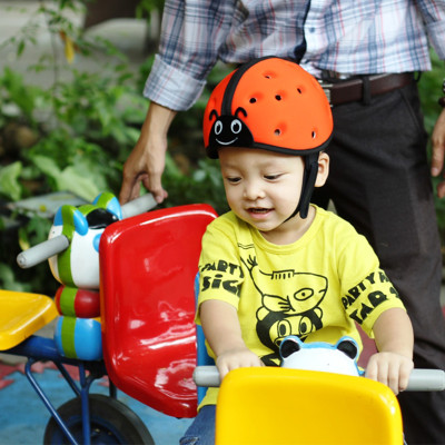 Mũ Bảo Vệ Đầu Cho Bé Mumguard Hình Bọ Cánh Cam - Cam