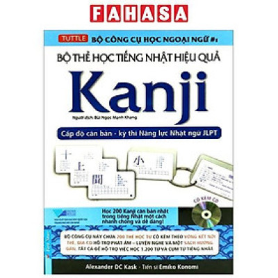 Sách - Bộ Thẻ Học Tiếng Nhật Hiệu Quả Kanji