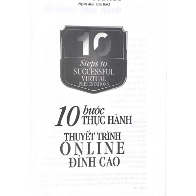 10 Bước Thực Hành - Thuyết Trình Online Đỉnh Cao