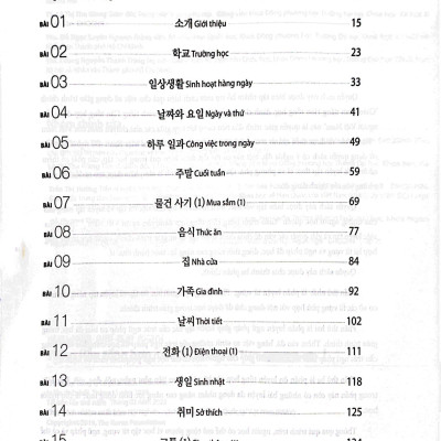 Tiếng Hàn Tổng Hợp Dành Cho Người Việt Nam - Sơ Cấp 1 - Sách Bài Tập (Tái Bản 2023)