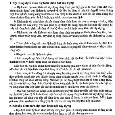 Sách - Định Mức Dự Toán Công Trình (Sửa Đổi, Bổ Sung) - Tập 1 - Phần Xây Dựng Và Khảo Sát