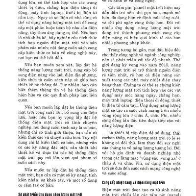 Sổ Tay Điện Mặt Trời - Hướng Dẫn Thiết Kế Lắp Đặt Hệ Thống Điện Mặt Trời