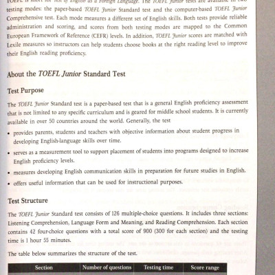 Perfect Toefl Junior  Book 1 (Kèm CD)