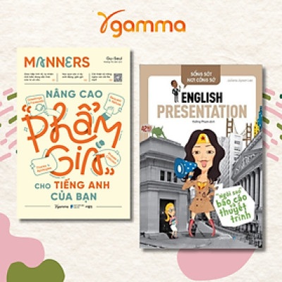 Combo: Manners - Nâng Cao “Phẩm Giá” Cho Tiếng Anh Của Bạn + Sống Sót Nơi Công Sở - English Presentation - Ngôi Sao Báo Cáo Và Thuyết Trình