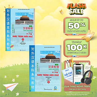 Sách - Combo Giáo Trình Hán Ngữ Tập 3 (Quyển Thượng và Quyển Hạ) - MCBooks