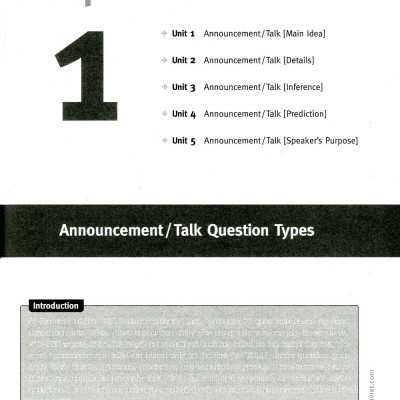 Master Toefl Junior Intermediate: Listening Comprehension