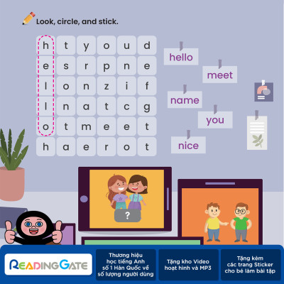 Sách DODO ABC WORKBOOK -  SIGHT WORDS 1 READING GATE Cho Bé Từ 5 Đến 8 Học Ngữ Âm, Đánh Vần Tiếng Anh 