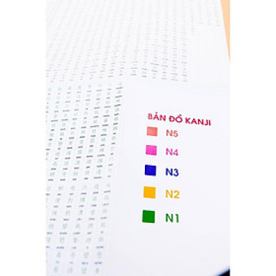 Bản Đồ Kanji (2500 Kanji Từ N5 Đến N1)