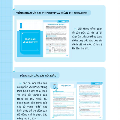 Combo VSTEP - Chinh Phục Kỹ Năng Viết Và Nói Bậc B1, B2+ (Bộ 2 cuốn) - MEGA
