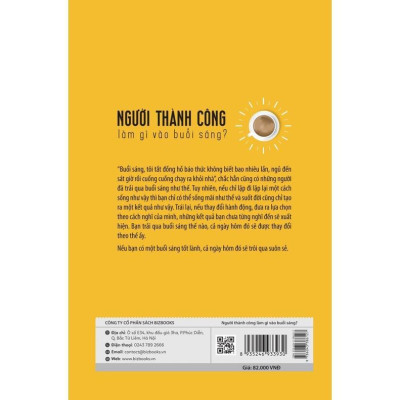 Sách - Người Thành Công Làm Gì Vào Buổi Sáng - MCBooks