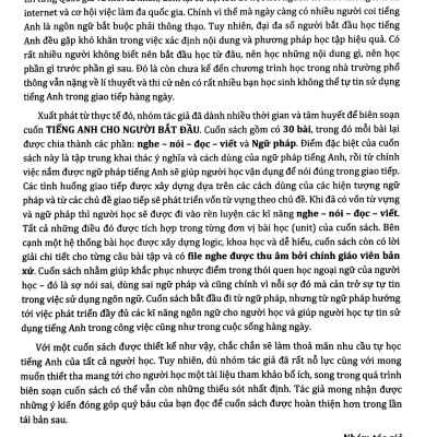 Tiếng Anh Cho Người Bắt Đầu - Bản Đặc Biệt