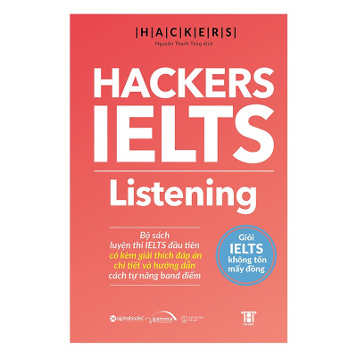 Trạm Đọc Official | Combo Trọn Bộ 4 Cuốn Hackers IELTS ( Listening + Reading + Speaking + Writing )