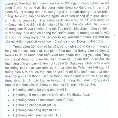 Hệ Thống Điện - Điện Tử Trên Ô Tô Đời Mới (Phần Cơ Bản)