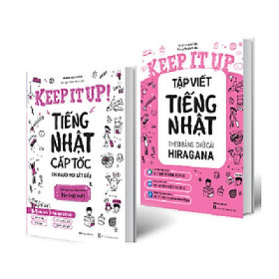 Combo Keep it up – Tiếng Nhật cấp tốc cho người mới bắt đầu.Minhhabooks