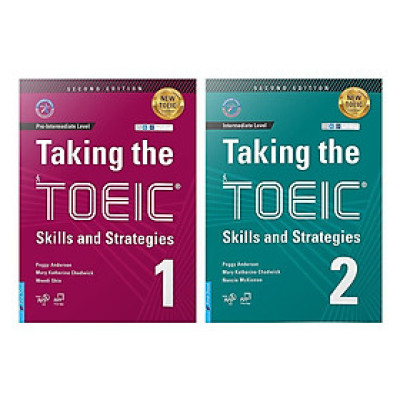 Sách - Combo 2 Cuốn Taking The TOEIC - Skills and Strategies 1 + 2 (Kèm 1MP3)