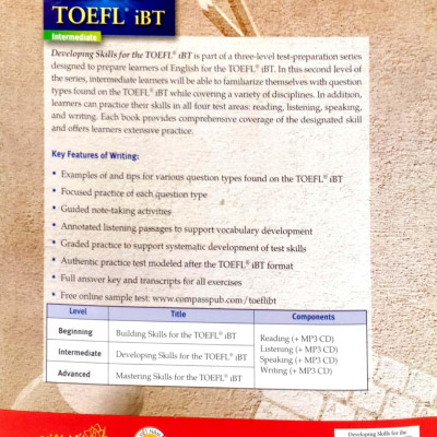 Developing Skills For The Toefl IBT - Writing - Kèm CD