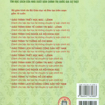 Giáo Trình Kinh Tế Chính Trị Mác – Lênin (Dành Cho Bậc Đại Học Hệ Không Chuyên Lý Luận Chính Trị) - Bộ mới năm 2021