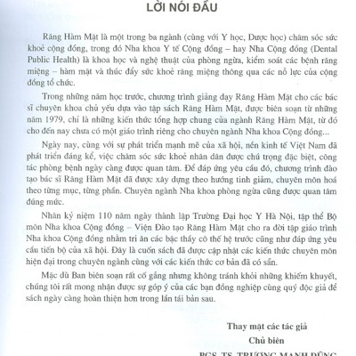 Nha Khoa Cộng Đồng - Tập 1 (Dùng Cho Sinh Viên Răng Hàm Mặt) - Tái bản năm 2020