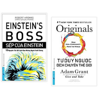 Sách Combo Sếp của Einstein + Tư duy ngược dịch chuyển thế giới - Bản Quyền