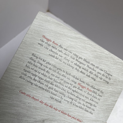 SHUGGIE BAIN - CHIẾC LINH HỒN NHỎ  –The 2020 Booker Prize – Douglas Stuart – Trần Quốc Tân dịch - Huy Hoàng Bookstore