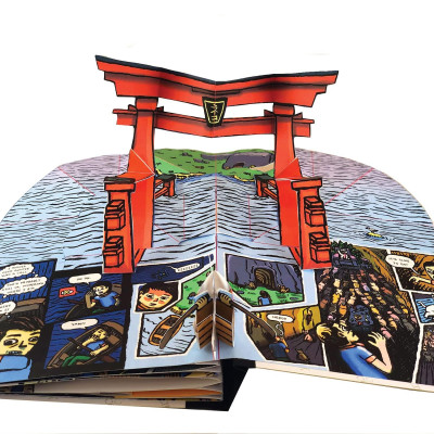 Japan Pop-up Book: The Comic Adventures Of Neko The Cat (Visit Japan