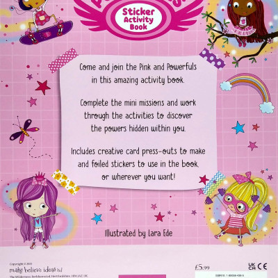 The Pink And Powerfuls Sticker Activity Books