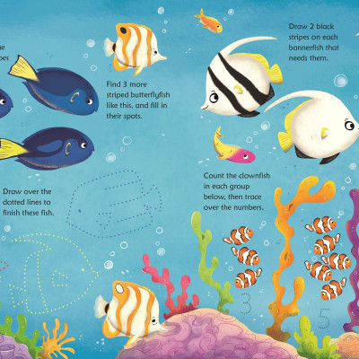 Wipe-Clean Aquarium Activities