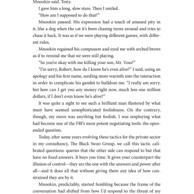 Never Split The Difference: Negotiating As If Your Life Depended On It