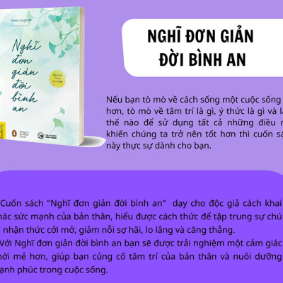 Combo 3 Cuốn Sách Đưa Bạn Đến Lối Sống Tích Cực, Đời Bình An