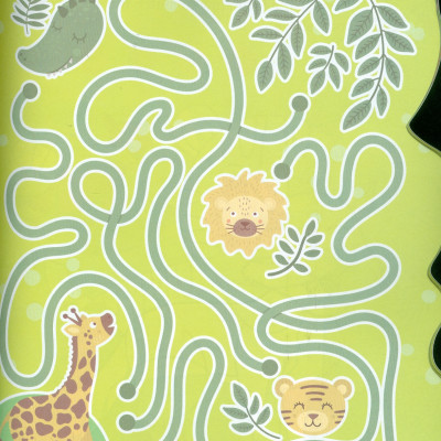 Jungle - Activity And Colouring Book (Sách Hoạt Động Và Tô Màu: Rừng Xanh)