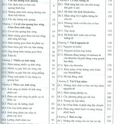 Vật Lí Đại Cương, Tập Ba - Phần 1: Quang Học, Vật Lí Nguyên Tử Và Hạt Nhân (Dùng cho các trường đại học khối kỹ thuật công nghiệp) (Tái bản lần thứ hai mươi tư) - Lương Duyên Bình (Chủ biên)