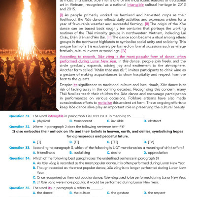 Bộ đề thi thử Tốt nghiệp THPT môn tiếng Anh 2025 - Tập 2