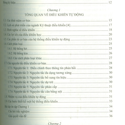 Kỹ Thuật Điều Khiển Tự Động Trong Lĩnh Vực Cơ Điện Tử - TS. Võ Như Thành chủ biên, TS. Đặng Phước Vinh