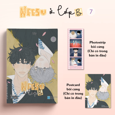 Sách - Heesu Ở Lớp B - Tập 7 - Tặng Kèm Photostrip Bồi Cứng + Postcard Bồi Cứng