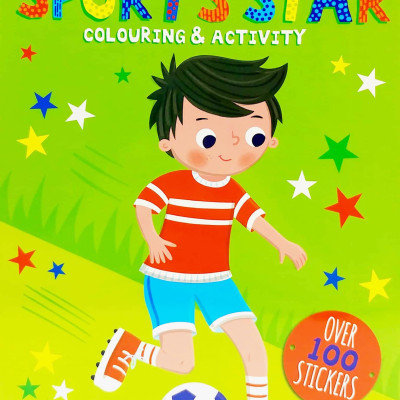 Dress Me Up: Sports Star - Colouring & Activity
