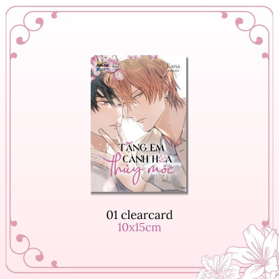 Sách - Tặng Em Cành Hoa Thủy Mộc - Tặng Kèm Photostrip Bookmark Hai Mặt + Postcard + Clearcard