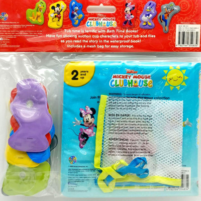 Disney Minnie & Mickey Bath Time Books (Eva Bag Edition)