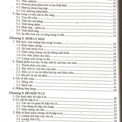 Cơ Sở Sinh Lý Cá Và Những Ứng Dụng Vào Thực Tế Sản Xuất