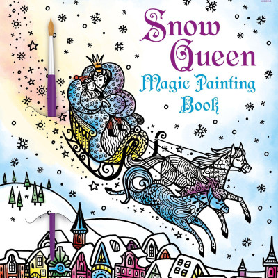 Snow Queen Magic Painting Book