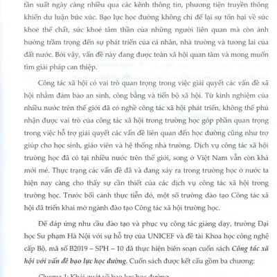 Công Tác Xã Hội Với Vấn Đề Bạo Lực Học Đường