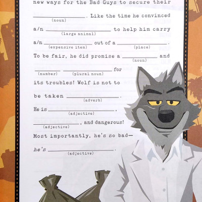 The Bad Guys Movie: The Biggest, Baddest Fill-in Book Ever!