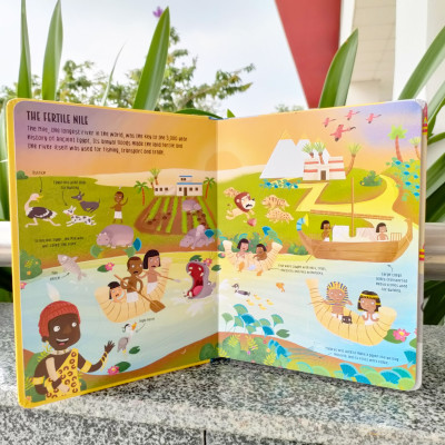 Sách tương tác lật mở cho bé 6+ Ancient Egyptians (IT)