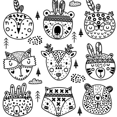 My Magic Painting Book: Forest