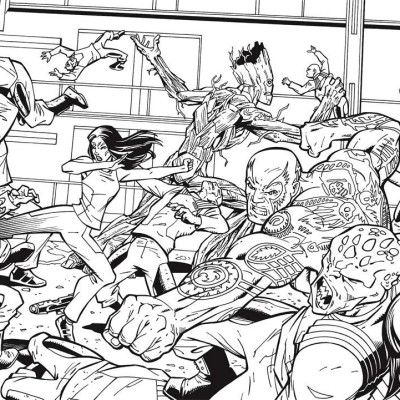 Marvel Super Hero Colouring